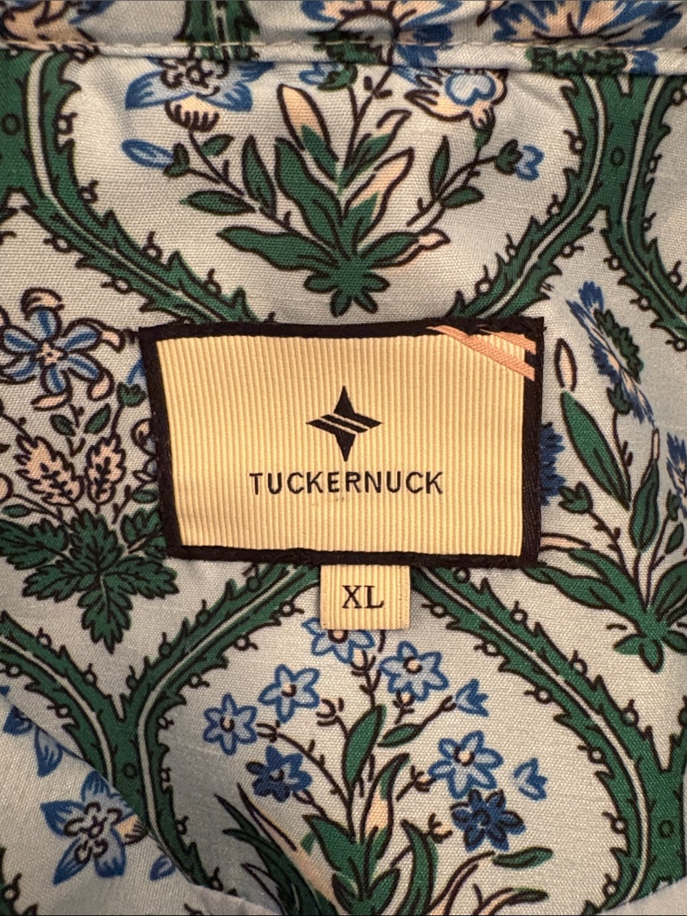 Tuckernuck Green and Blue Ruffle-Neck Tunic - Picture 9 of 11